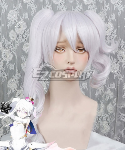 Caligula Î¼ Mu Virtual Singer White Purple Cosplay Wig #singer