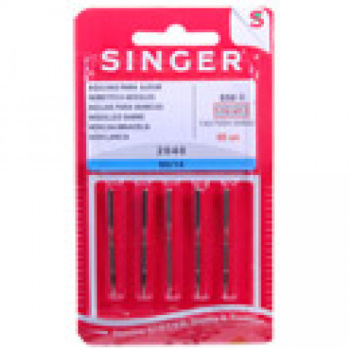 Pack of five Singer hemstitch and wing needles. Size 14, style 2040. Fits Singer Quantum sewing machines. #singer