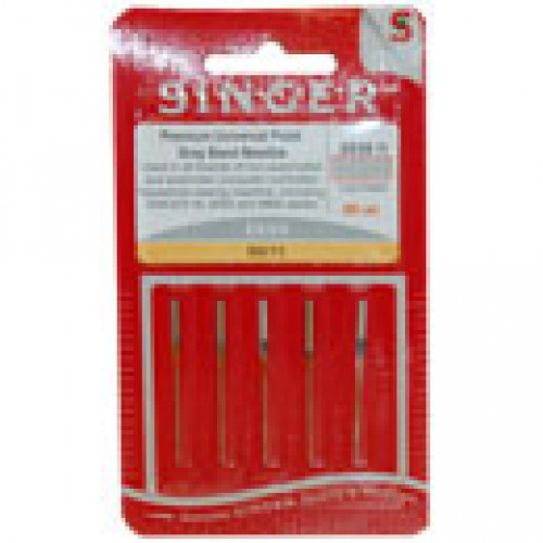 Five pack of Singer chromium embroidery needles, style 2000 size 11. For Singer Quantum Futura machines. #singer