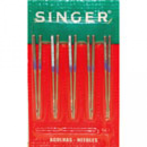 Pack of 10 serger overlock premium quality needles for Singer 14U machines. Style 2054-42, size 16. #singer