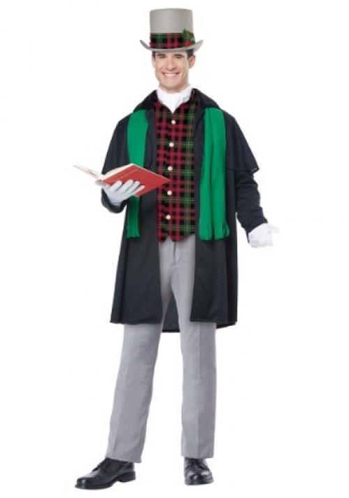 Get into the holiday spirit and spread some cheer in the Men's Holiday Caroler Costume! #singer