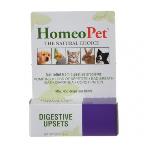 Homeopathic remedy provides relief from minor digestive problems including: vomiting,diarrhea,constipation,loss of apite,bad breath and repeated gas. For cats that throw up 20 minutes after eating. #ml