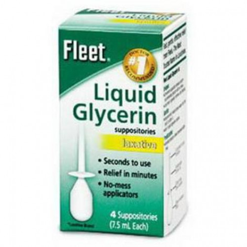 Glycerin Suppositories is a hyperosmotic laxative that attracts water into the stool and promotes bowel movement. It provides faster delivery because there is no need to wait for the suppository to melt. It is sodium free. Each easy-to-use. Disposable app #ml