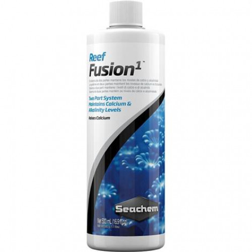 Reef Fusion 1 provides not only 100,000 mg/L of ionic calcium, but also includes biologically appropriate levels of magnesium, strontium, boron, iron, manganese, and molybdenum.Reef Fusion 1? and Reef Fusion 2? are the foundation of a system formulated to #ml