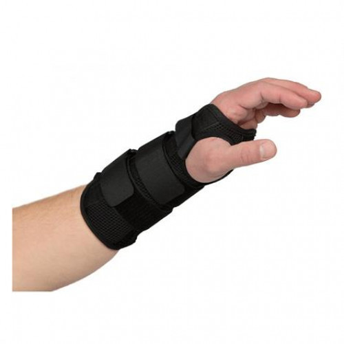 VertaLoc Lite Wrist Brace is designed to bring stability and support to the injured wrist and hand. This lightweight, breathable and easy to adjust brace helps to hold the wrist in an optimal position to encourage healing and alleviate pain. It includes o #ml