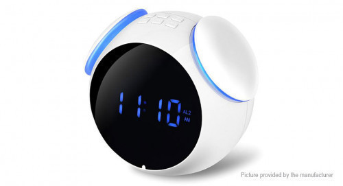 creative alarm clock / handsfree call / voice prompt / AUX in / supports 16GB microSD / two-group alarm clock setting / snooze mode #ml