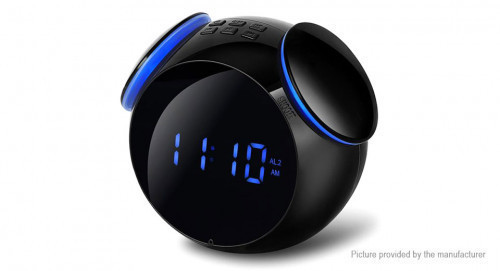 creative alarm clock / handsfree call / voice prompt / AUX in / supports 16GB microSD / two-group alarm clock setting / snooze mode #ml