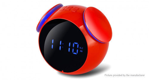 creative alarm clock / handsfree call / voice prompt / AUX in / supports 16GB microSD / two-group alarm clock setting / snooze mode #ml