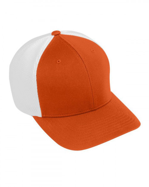Augusta Sportswear AG6301 Youth Flex Fit Vapor Cap - Orange/White - One Size #vapor