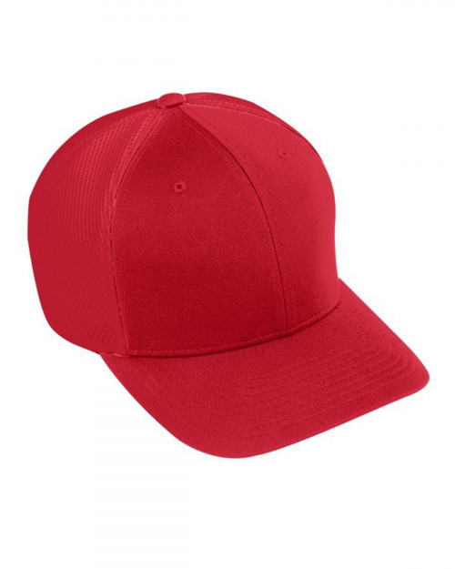 Augusta Sportswear AG6301 Youth Flex Fit Vapor Cap - Red/ Red - One Size #vapor