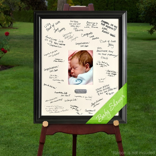 Celebrate her baby shower while creating a timeless keepsake for parents and baby. Celebrate with a mom-to-be as she waits to welcome her precious bundle of joy with a Celebration Baby Signature Frame. This frame features space for a 5 x 7 inch photograp #baby