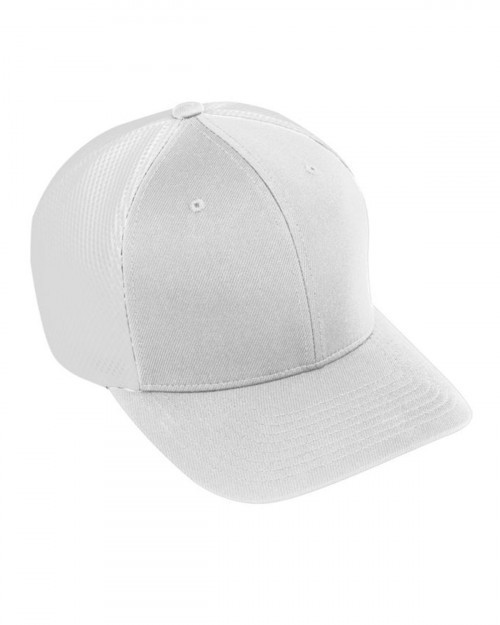 Augusta Sportswear AG6301 Youth Flex Fit Vapor Cap - White/ White - One Size #vapor