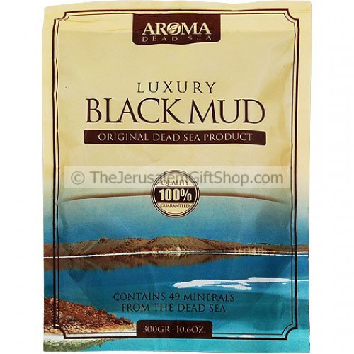Dead Sea Black Mineral Mud from the depths of the lowest point on earth with the highest concentration of health-enhancing minerals, Aroma Dead Sea brings you Dead Sea Black Mineral Mud. Size: 300grm / 10.6 Oz.Made in Israel. The special natural ingredien #luxury