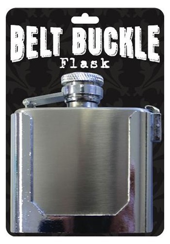 With the Functioning Belt Buckle Flask, you're definitely not going to want to forget your belt at home this Halloween! #alcohol