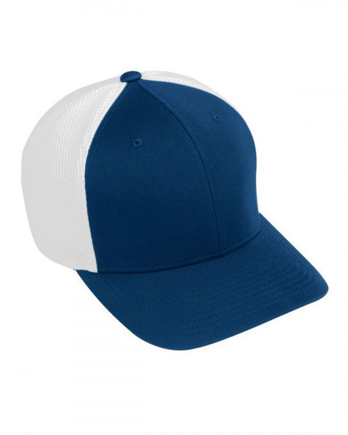 Augusta Sportswear AG6301 Youth Flex Fit Vapor Cap - Navy/ White - One Size #vapor