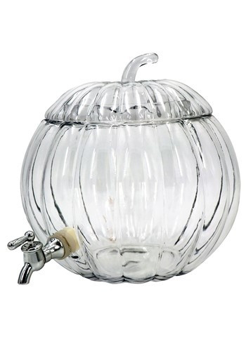 Stay on theme with your Halloween party with the Glass Pumpkin 2 Gallon Party Drink Dispenser. This drink dispenser is perfect for a Halloween party! #alcohol