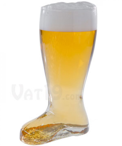 Hand-blown Giant Glass Beer Boot #alcohol