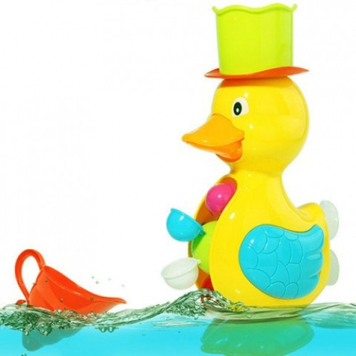 Kids Shower Bath Toys Cute Duck Waterwheel Dolphin Toys #toys