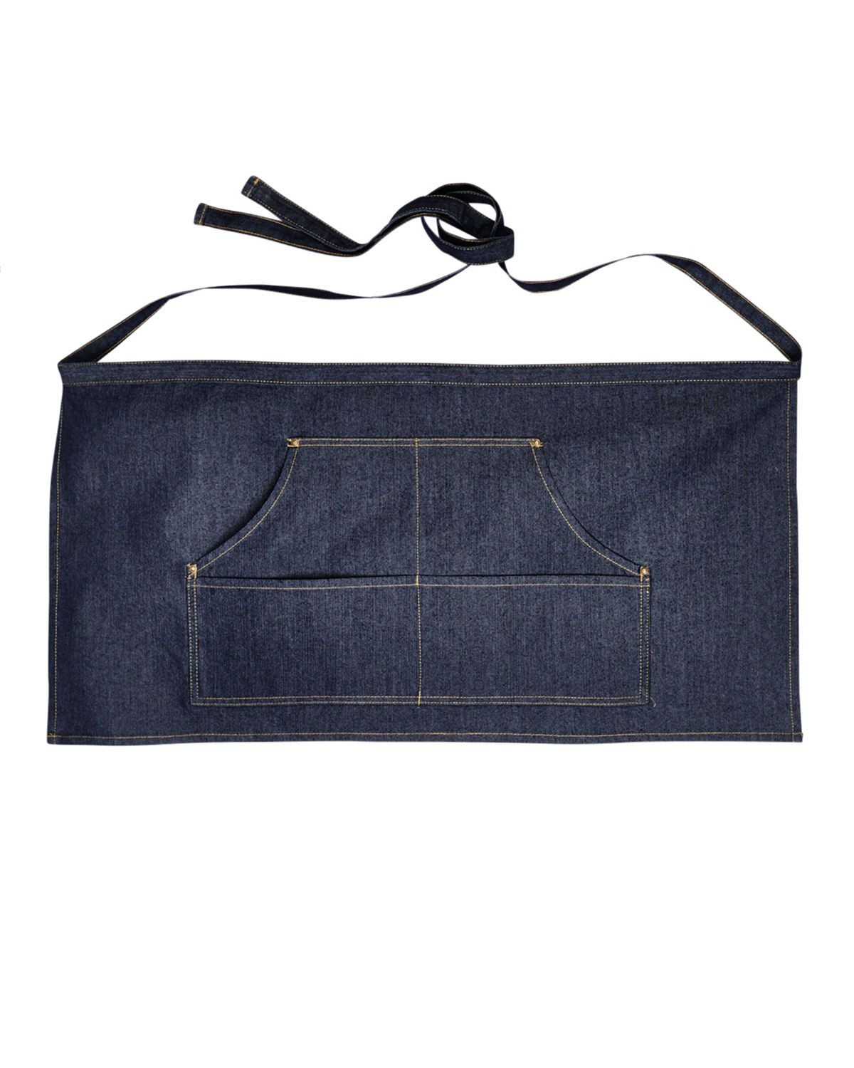 Artisan Collection RP125 Unisex Jeans Stitch Denim Waist Apron - Indigo Denim - One Size #jeans