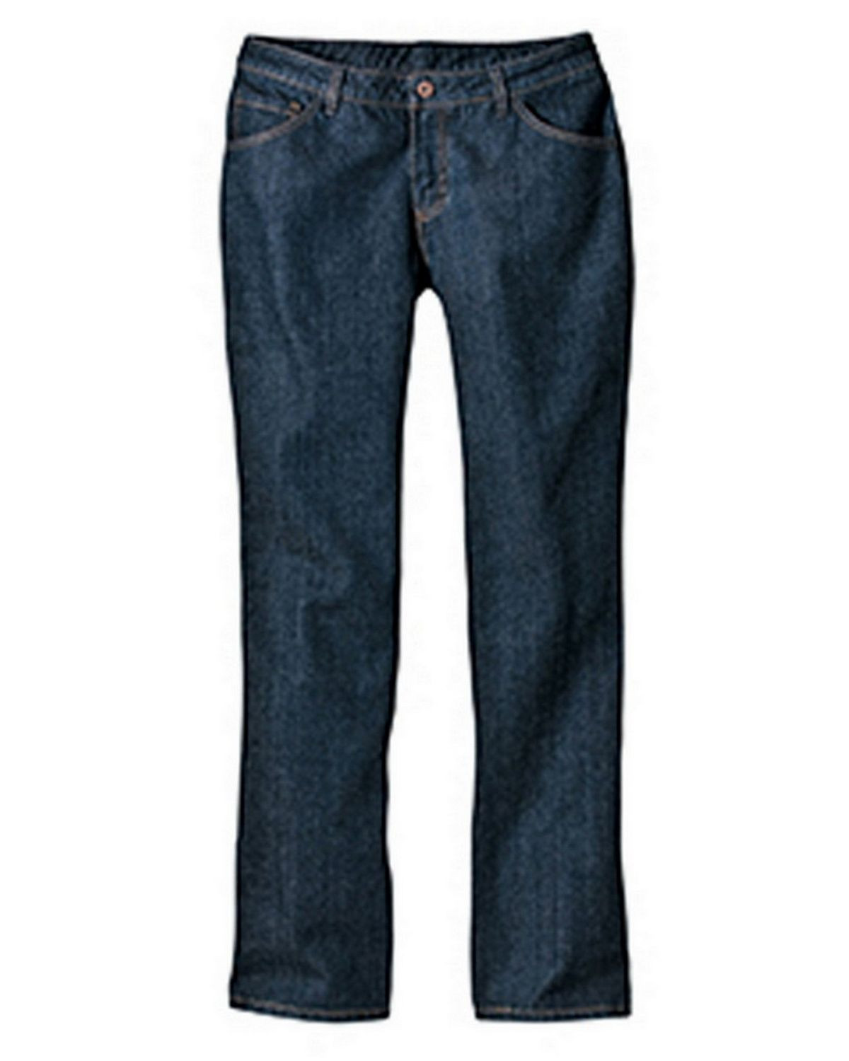 Dickies FD231 Women's Denim Five-Pocket Jean - Indigo Blue - 34T x 10 #denim