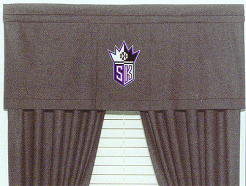 One NBA Sacramento Kings window valance, 52 x 18 inches. #denim