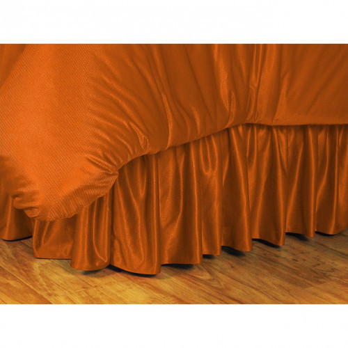 One Orange full bed-skirt, 54 x 76 inches with a 14 inch drop. #bed