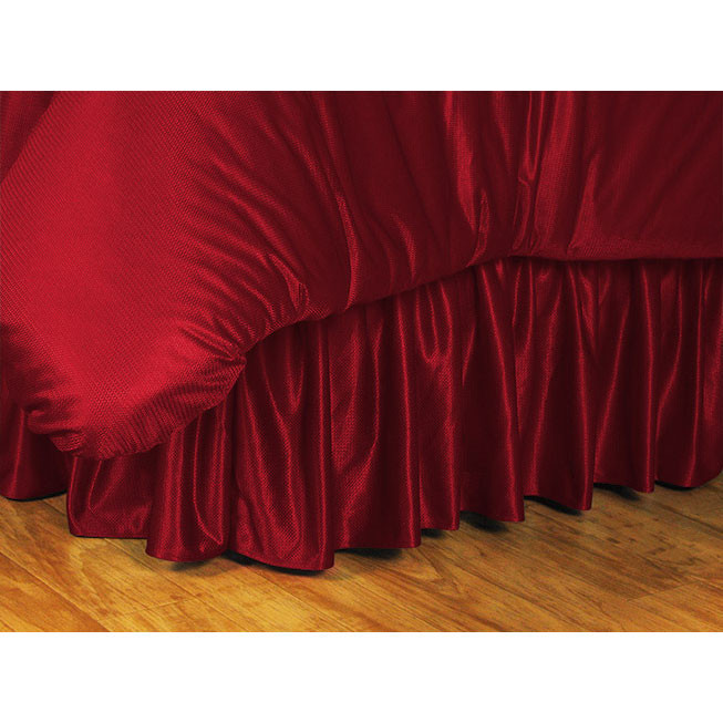 One Deep Claret king bed-skirt, 78 x 80 inches with a 14 inch drop. #bed