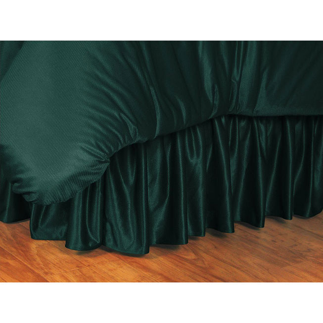 One Teal king bed-skirt, 78 x 80 inches with a 14 inch drop. #bed