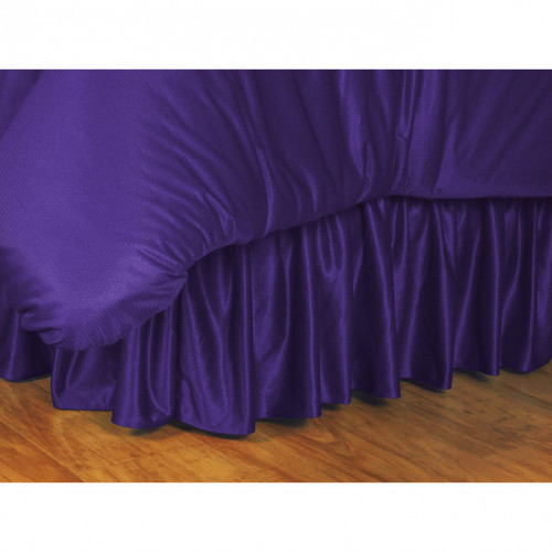 One Purple king bed-skirt, 78 x 80 inches with a 14 inch drop. #bed