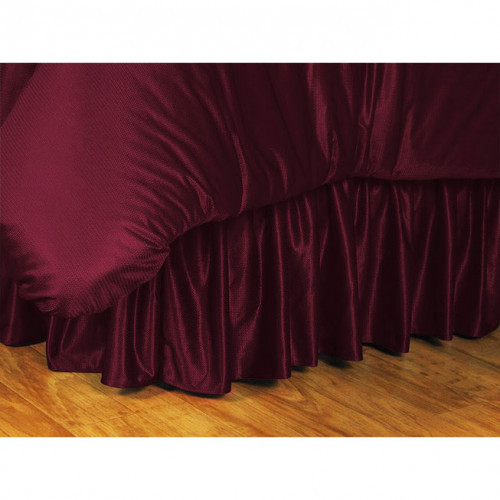 One Cordovan king bed-skirt, 78 x 80 inches with a 14 inch drop. #bed