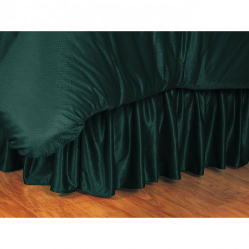 One Teal twin bed-skirt, 39 x 76 inches with a 14 inch drop. #bed