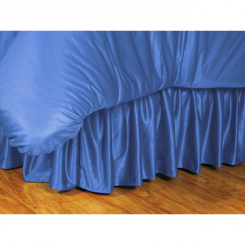 One Periwinkle twin bed-skirt, 39 x 76 inches with a 14 inch drop. #bed