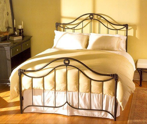 Free Curbside Delivery. Hand-Forged in the U.S.A. Shown in Aged Iron finish. #bed