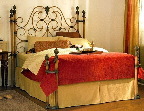 Free Curbside Delivery. Hand-Forged in the U.S.A. Shown in Weathered Russet finish. #bed