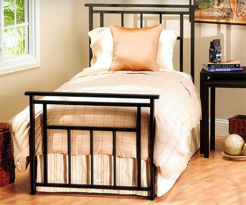 Hand-Forged in the U.S.A. Shown in Matte Black finish. #bed