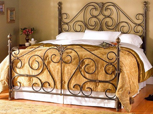 Free Curbside Delivery. Hand-Forged in the U.S.A. Shown in Aged Bronze finish. #bed