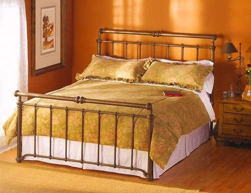 Free Curbside Delivery. Hand-Forged in the U.S.A. Shown in Old Copper finish. #bed