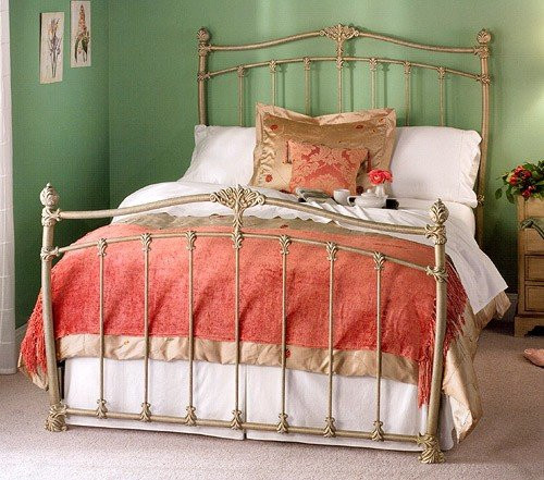 Free Curbside Delivery. Hand-Forged in the U.S.A. Shown in Golden Bisque finish. #bed