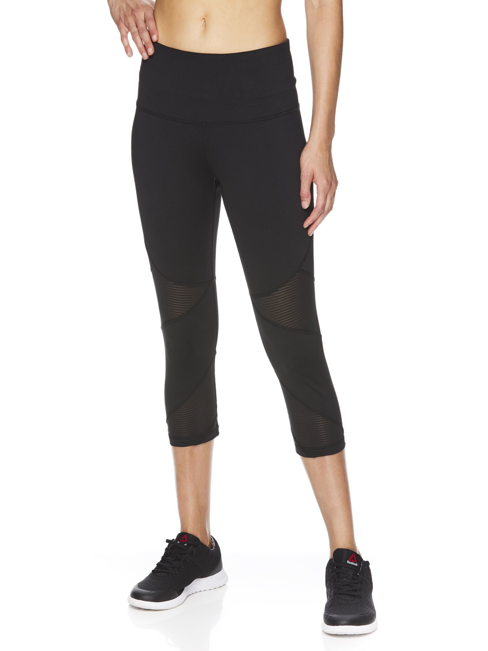 These athletic capris are the perfect fitted capri for when you want to add some fun and color to your athleisure wardrobe. Product Features VERSATILE: Reebok high waisted workout capris are perfect for yoga, running, and everything in between. Never miss #capri