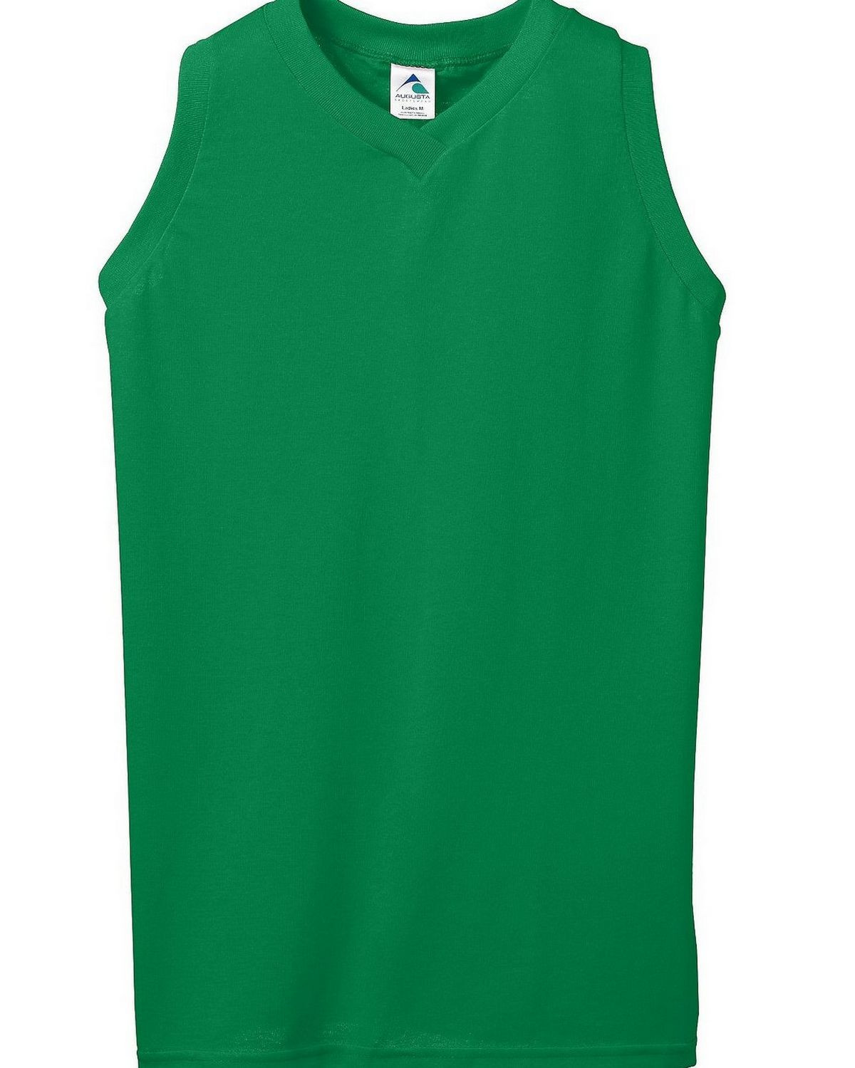 Augusta Sportswear 556 Women's Sleeveless V Neck Shirt - Kelly - S #sleeveless