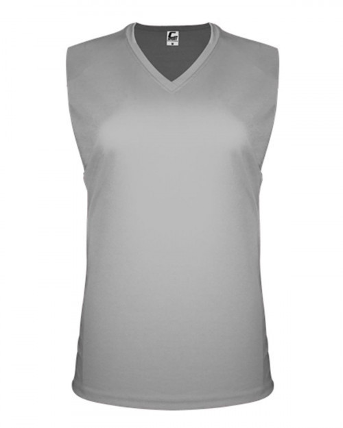 C2 Sport 5663 Women's Sleeveless Tee - Silver - XS #sleeveless