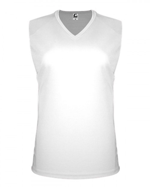 C2 Sport 5663 Women's Sleeveless Tee - White - XS #sleeveless