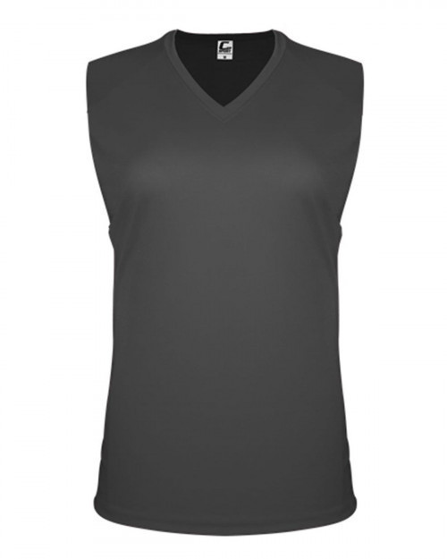 C2 Sport 5663 Women's Sleeveless Tee - Graphite - XS #sleeveless